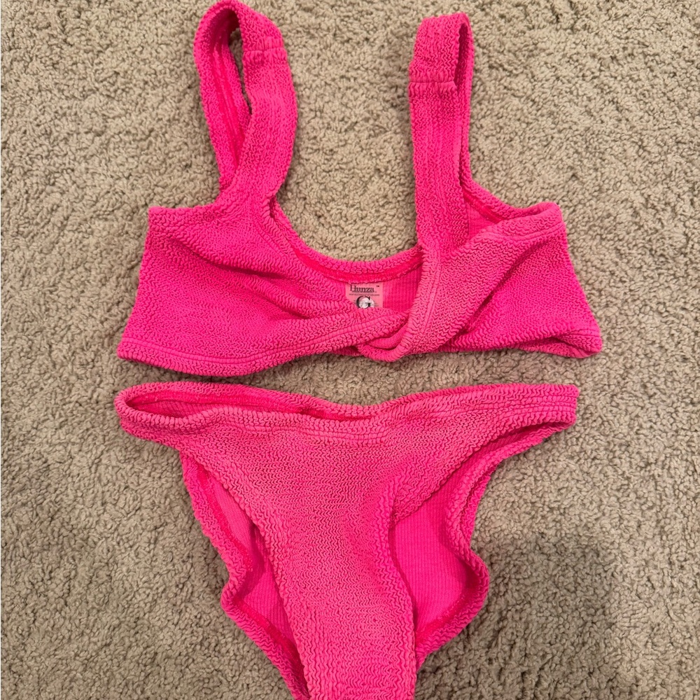 Hunza G Juno Pink Bikini Set